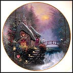 Falbrooke Cottage Collector Plate by Thomas Kinkade MAIN