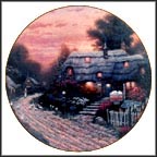 Olde Porterfield Tea Room Collector Plate by Thomas Kinkade MAIN