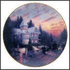 The Magic Of Christmas Collector Plate by Thomas Kinkade MAIN