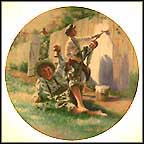 Whitewashing The Fence Collector Plate by William Chambers MAIN