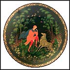 Tsarevich Ivan And The Gray Wolf Collector Plate by Alexander N. Klipov MAIN