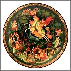 The Journey Of Tsarevich Ivan And Princess Elena Collector Plate by Anatoly V. Vlezko MAIN