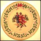 Holiday Skaters Collector Plate MAIN