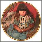 Indigo Girl Collector Plate by Don Crowley MAIN