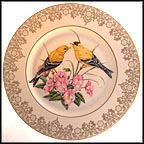American Goldfinch Collector Plate MAIN