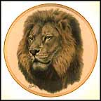 Lion Collector Plate by Guy Coheleach MAIN