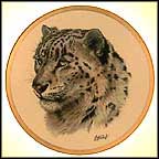 Snow Leopard Collector Plate by Guy Coheleach MAIN