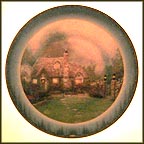 Evening At Merriot's Cottage Collector Plate by Thomas Kinkade MAIN
