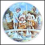Setting Sail At The Tuileries Collector Plate by Bernard Peltriauz MAIN