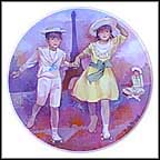 Skating At The Trocadero Collector Plate by Bernard Peltriauz MAIN