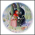 Little Red Riding Hood Collector Plate by Andre Quellier MAIN