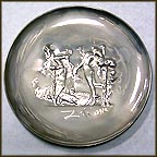 Dali Athena - Silver Collector Plate by Salvador Dali MAIN