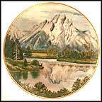Grand Tetons Collector Plate by Naomi Limont MAIN
