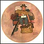 Scotty's Stowaway Collector Plate by Norman Rockwell MAIN