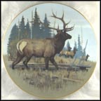 North American Elk Collector Plate by Lee LeBlanc MAIN