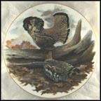 Ruffed Grouse Collector Plate by Jim Foote MAIN