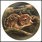 Newborn Fawn Collector Plate by Sally Miller MAIN