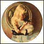 Christi's Kitty Collector Plate by Richard Zolan MAIN