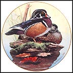 Wood Ducks Collector Plate by Rod Lawrence MAIN