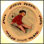 January Collector Plate by Sarah Stilwell Weber MAIN