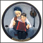 The Music Maker Collector Plate by Norman Rockwell MAIN