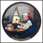 The Ship Builder Collector Plate by Norman Rockwell MAIN