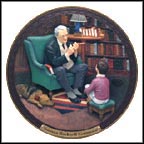 The Tycoon Collector Plate by Norman Rockwell MAIN