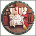 Visions Of Santa Collector Plate by Norman Rockwell MAIN
