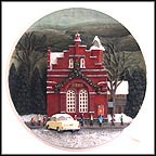 The Town Offices Collector Plate by Norman Rockwell MAIN