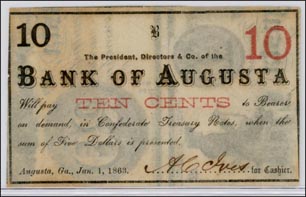 Bank Of Augusta, Georgia MAIN
