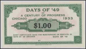 Century of Progress - Days of '49, Chicago, Illinois MAIN