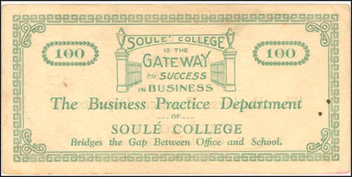 Soule College, New Orleans, Louisiana MAIN