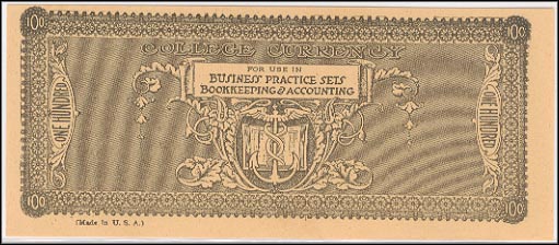 Business Practice College Currency, United States MAIN