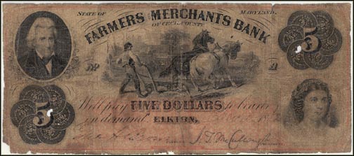 Farmers and Merchants Bank of Cecil Co, Elkton, Maryland MAIN