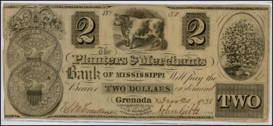 Planters & Merchants Bank of Mississippi, Grenada, Mississippi MAIN