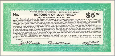 Borough Of Lodi, New Jersey MAIN