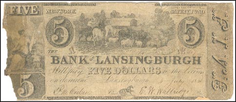 Bank of Lansingburgh, New York MAIN