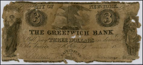 Greenwich Bank of the City of New York, New York MAIN
