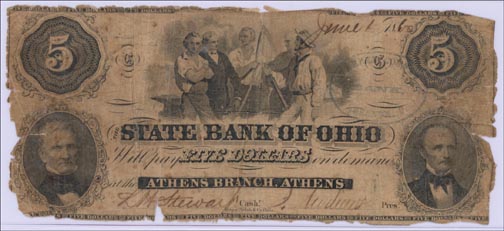 State Bank of Ohio, Athens, Ohio MAIN
