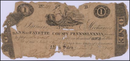 Farmers and Mechanics Bank of Fayette County, New Salem, Pennsylvania MAIN