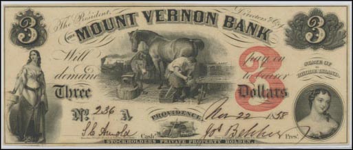 Mount Vernon Bank, Providence, Rhode Island MAIN
