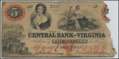 Central Bank Of Virginia, Staunton, Virginia MAIN