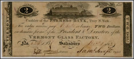Vermont Glass Factory, Salisbury, Vermont MAIN