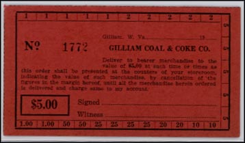 Gilliam Coal & Coke Co., Gilliam, West Virginia MAIN