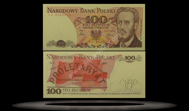 Poland Banknote, 100 Zlotych, 15.1.1975, P#143a MAIN