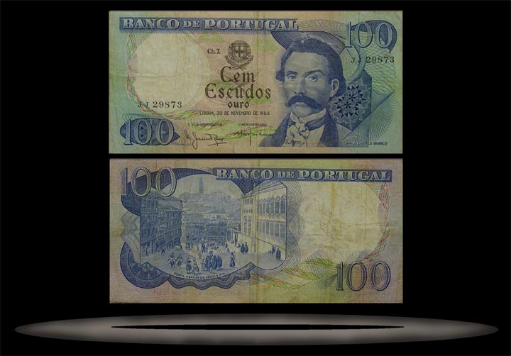 Portugal Banknote, 100 Escudos, 30.11.1965, P#169a MAIN