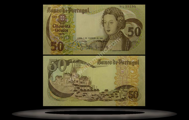 Portugal Banknote, 50 Escudos, 1.2.1980, P#174b MAIN