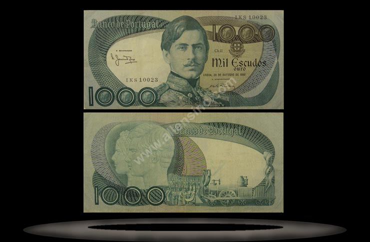 Portugal Banknote, 1000 Escudos, 26.10.1982, P#175e MAIN