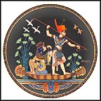 Fishing On The Nile Collector Plate by Nageh Nassif Pichay MAIN