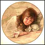 Christmas Kitten Collector Plate by Donald Zolan MAIN